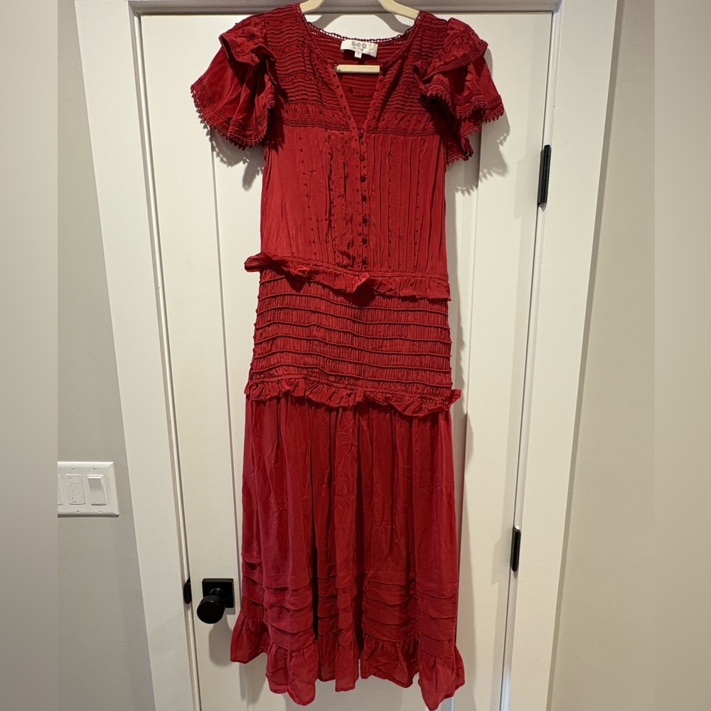 Sea New York Silk dress with cotton liner. Size 6